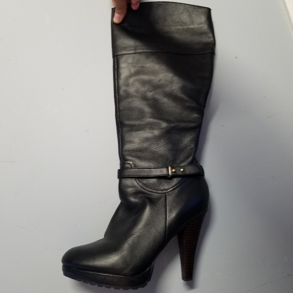 Colin Stuart black leather boots 8,5 size